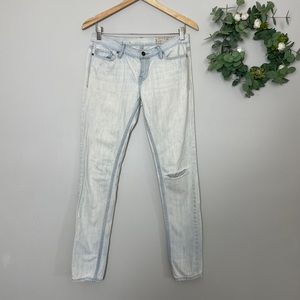 All Saints Distressed Light Wash Jeans
